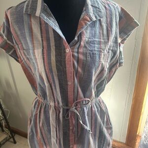 Japna Multicolor Striped Button-Down Shirt